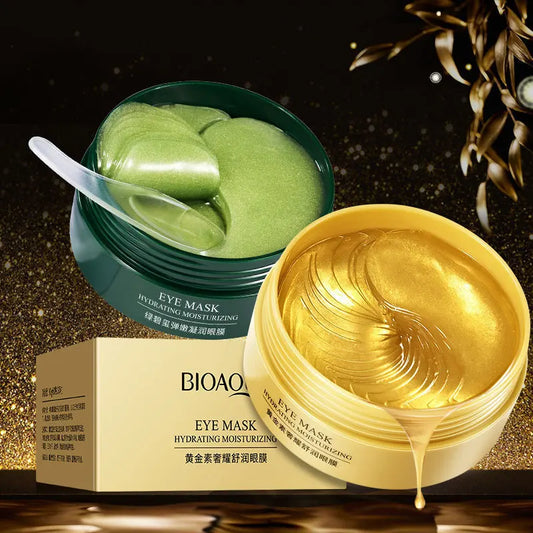 60 Stück BIOAQUA Kollagen-Augenmaske, feuchtigkeitsspendend, straffend, Anti-Augenringe, Augenpflege, Gel-Masken,  Schönheit