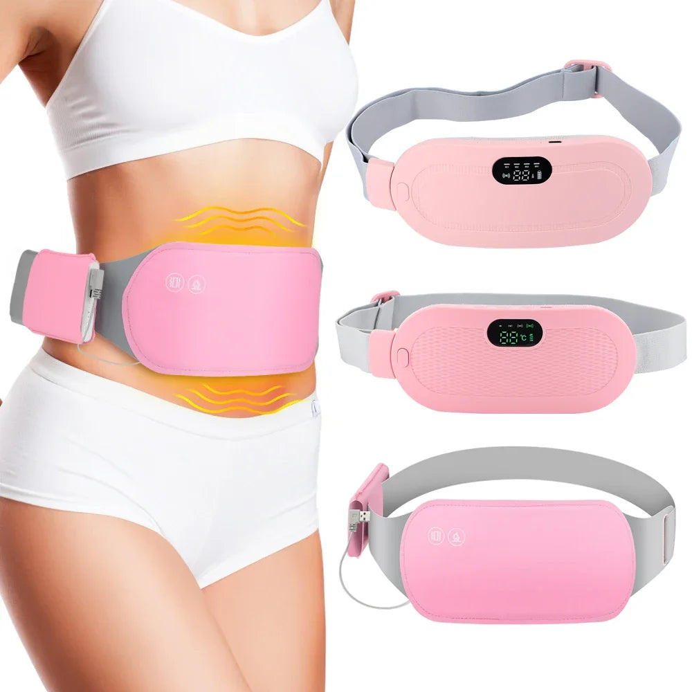  Beheizter Massagegürtel ,schmerzlinderung bei Menstruation , thermische Vibration, Periode ,Wärme